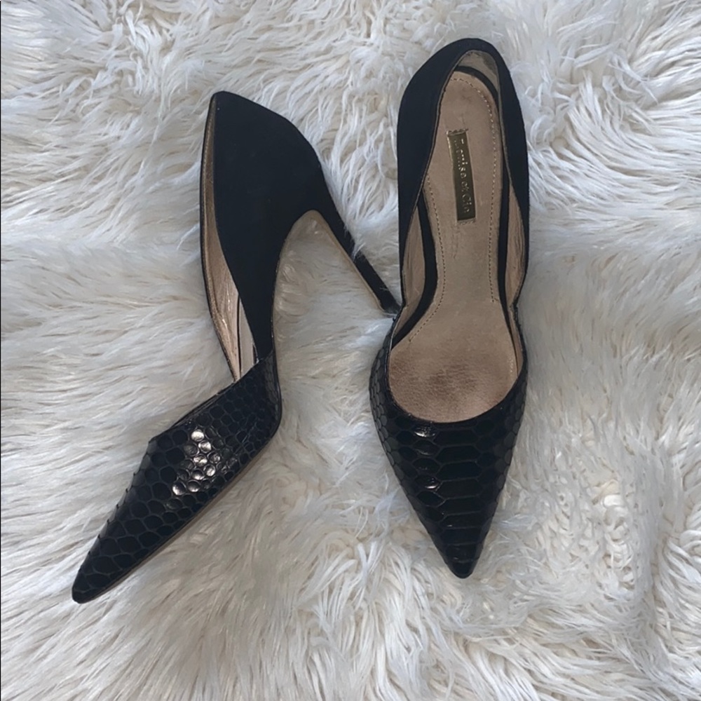 Sleek and chic black heels